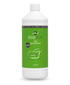 Fles Ecodor EcoCar 1 liter navulfles, een krachtige ontgeurder voor auto, boot en caravan.