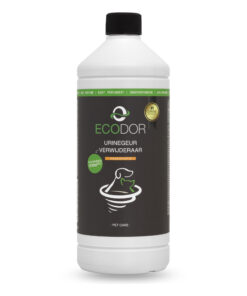Fles Ecodor UF2000 4Pets 1 op 5 concentraat, een krachtige urinegeur verwijderaar voor huisdieren.